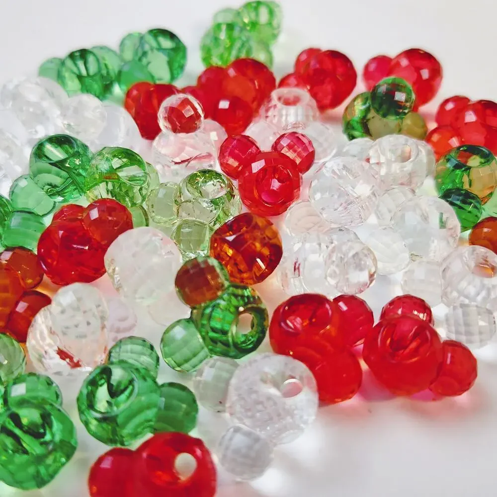 Disney Mickey Mouse DIY Beads Red, Green & White Set